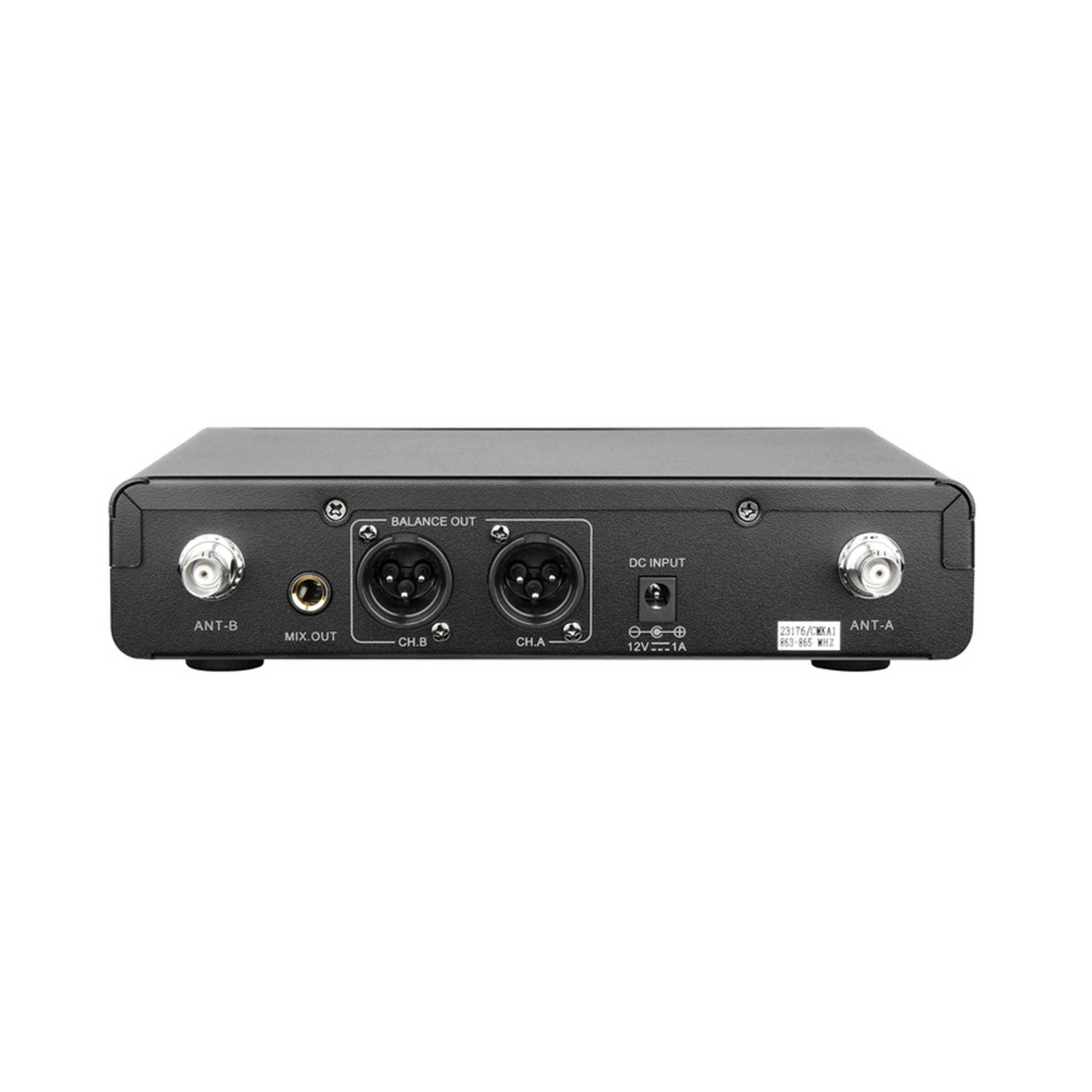 Q-AUDIO QWM1960 V3 HH UHF Dual Channel True Diversity Dual Handheld Wireless Mic System