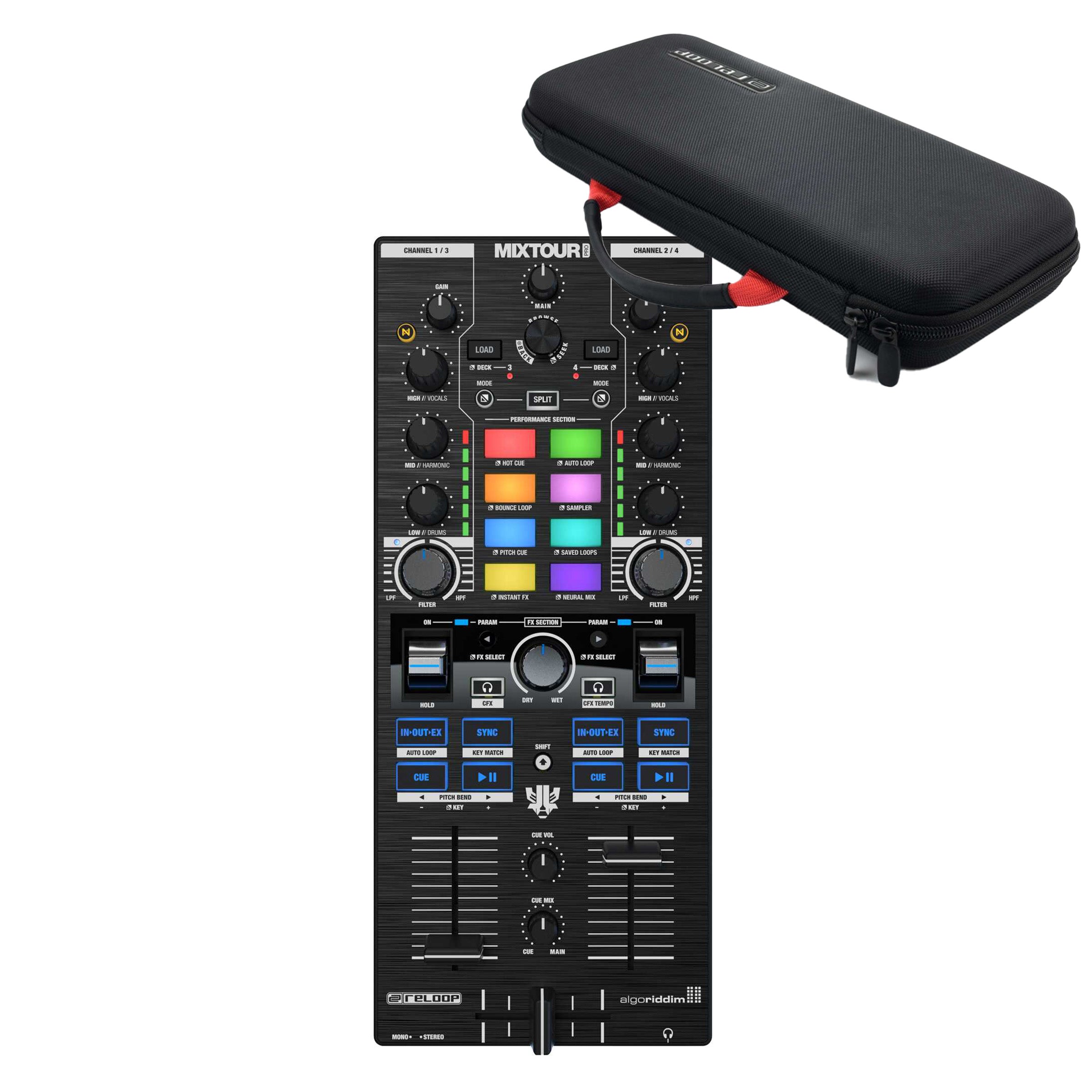 Reloop Mixtour Pro + Premium Modular Bag XT Bundle