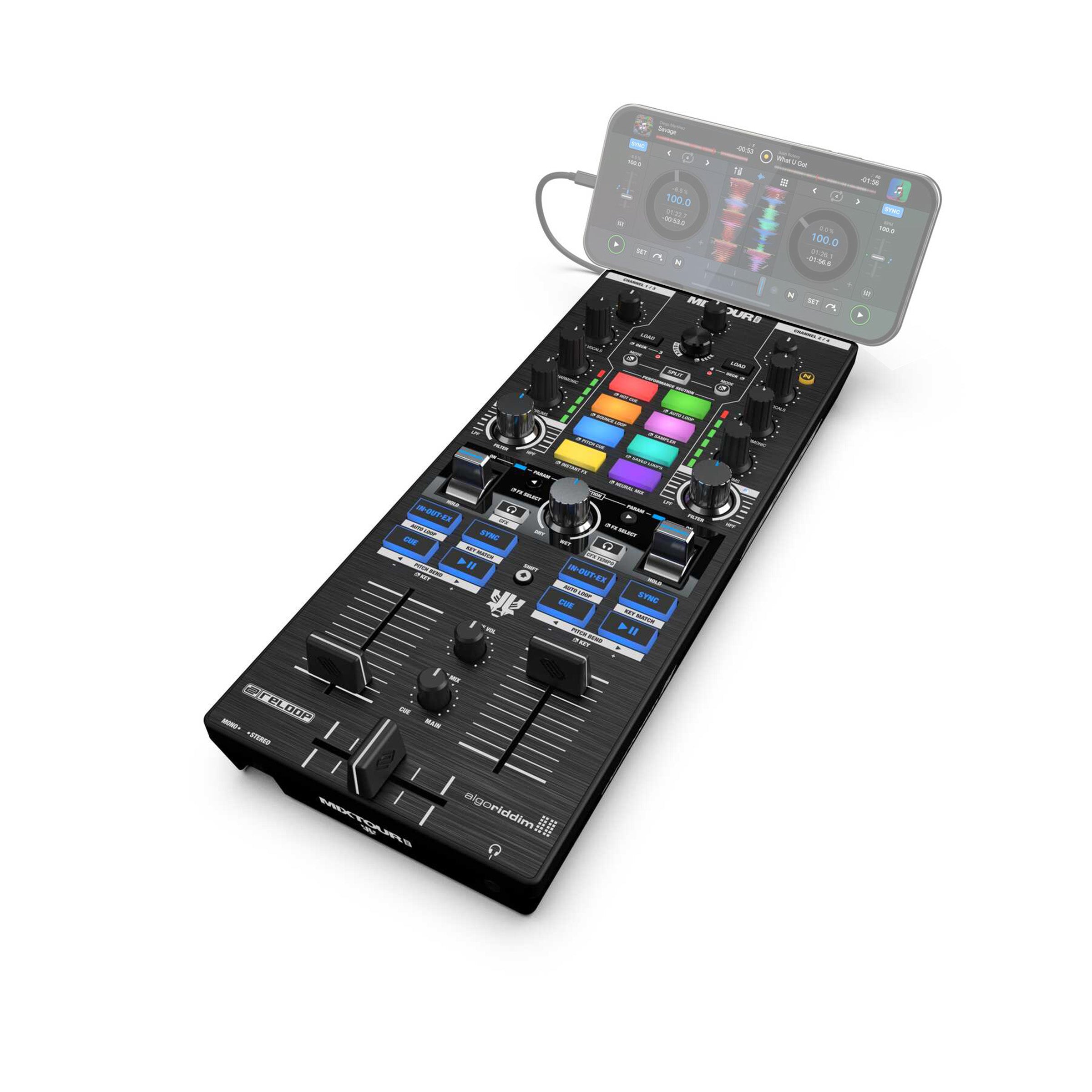 Reloop Mixtour Pro + Decksaver Bundle