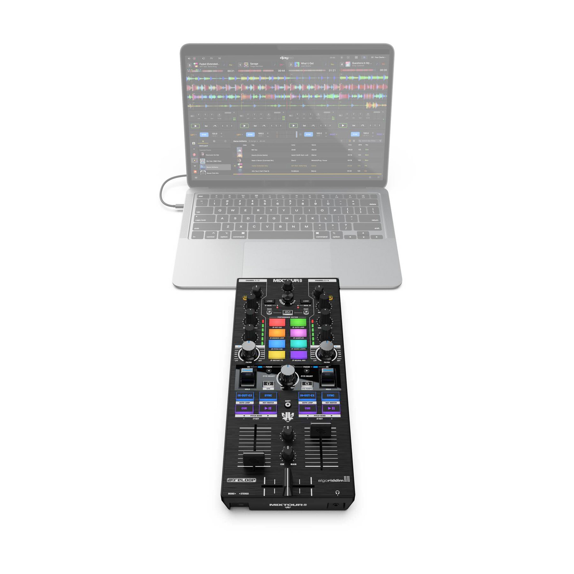 Reloop Mixtour Pro + Decksaver Bundle