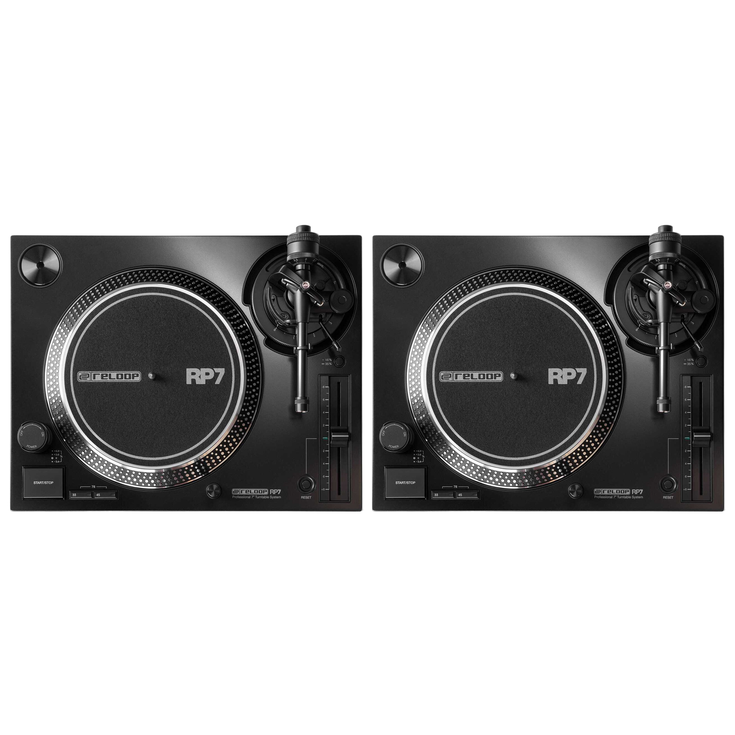 Reloop RP-7 Professional 7" Direct-Drive DJ Turntable Pair