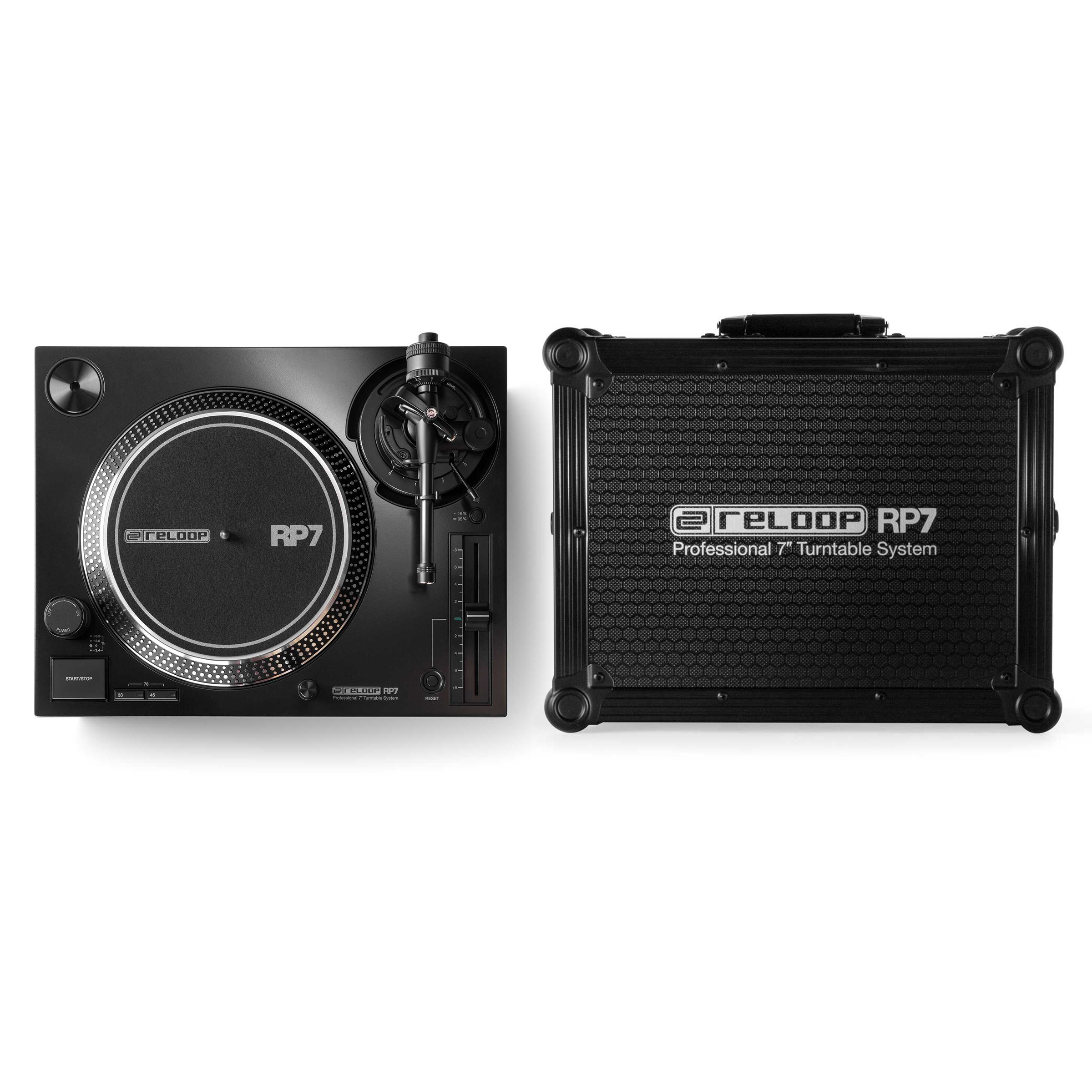 Reloop RP-7 Turntable + Case Bundle