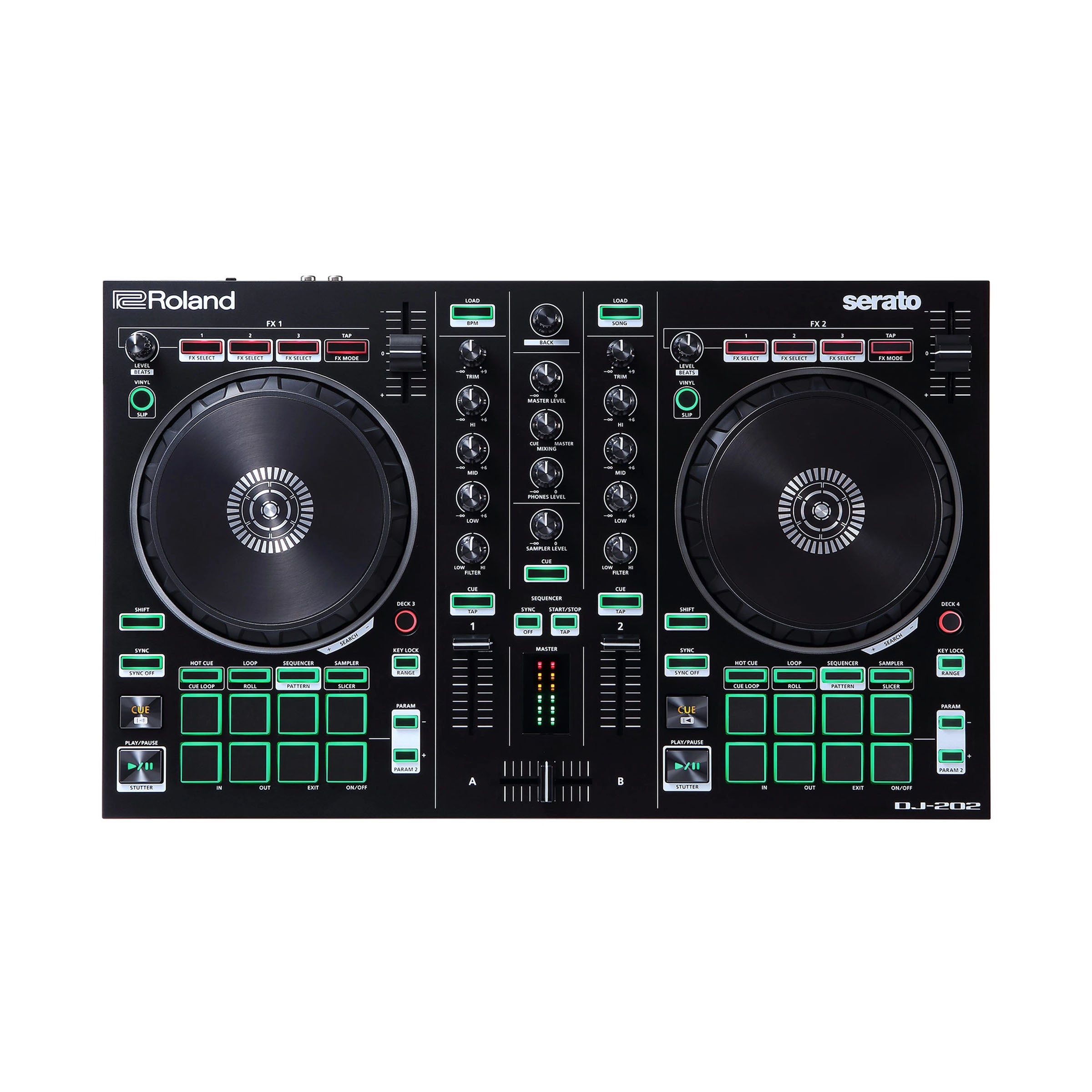 Roland DJ-202 2Ch Serato DJ Controller