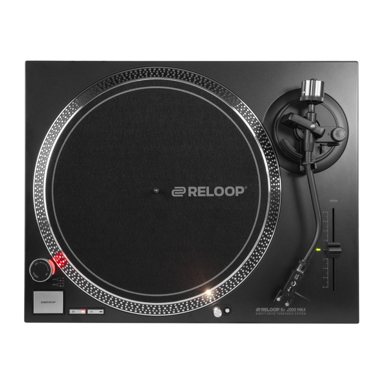 Reloop RP-2000 MK4 Direct Drive Dj Turntable - Black