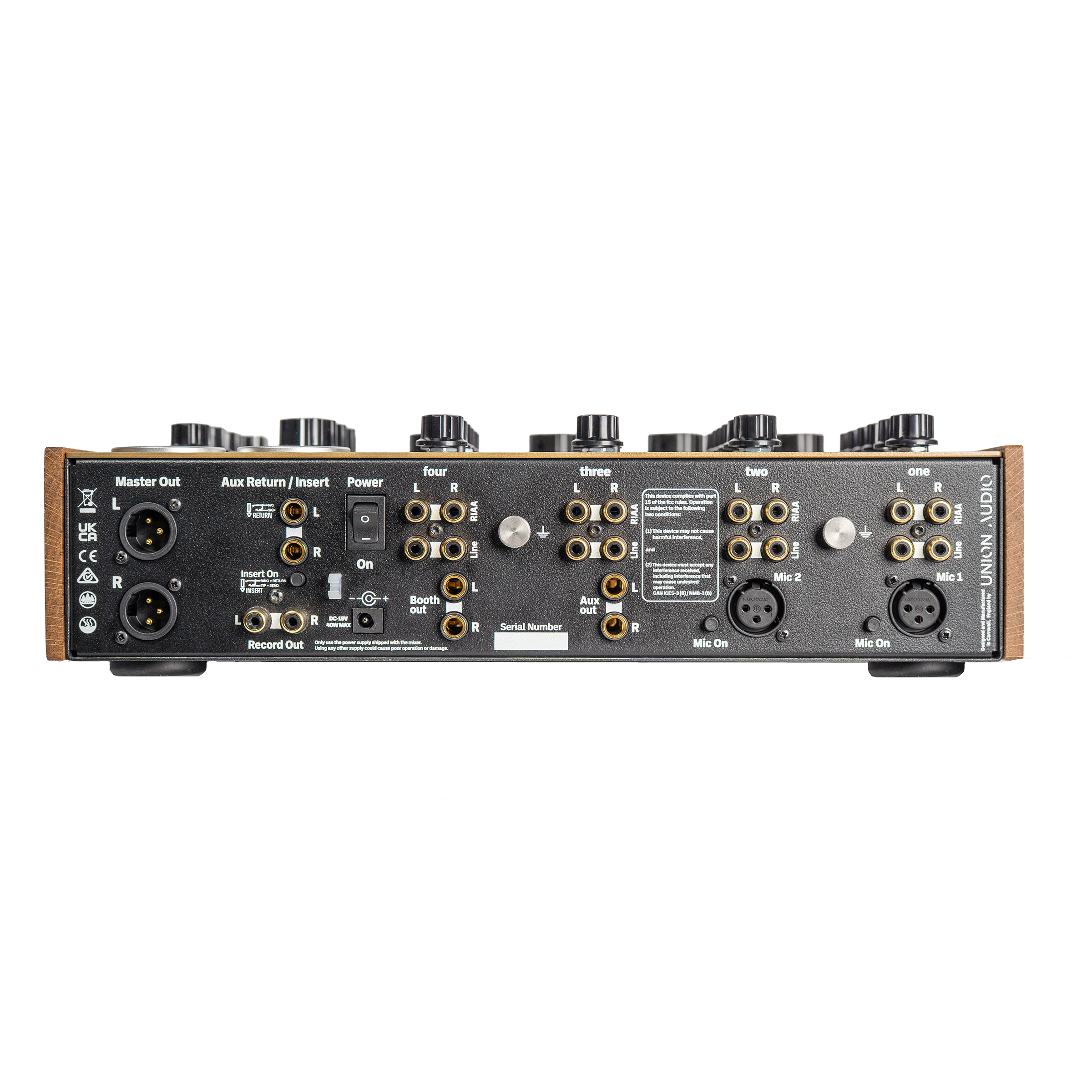 Union Audio FOUR.VALVE Signature Series Rotary Mixer