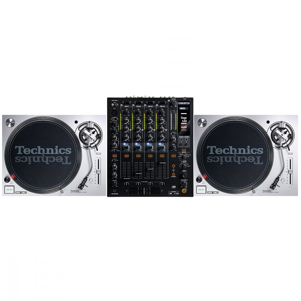 Technics SL1200 MK7 Pair + Reloop RMX-30 BT Bundle