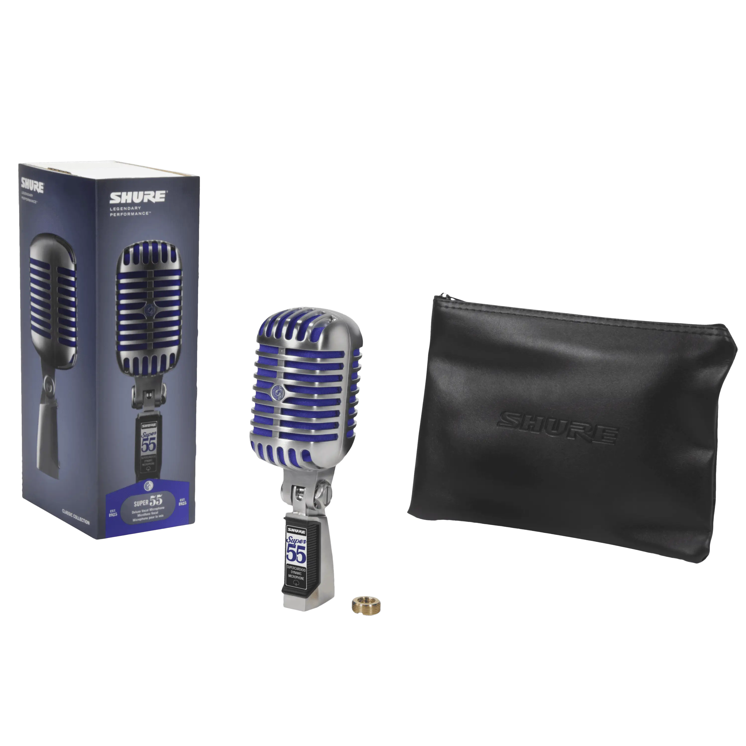 Shure Super 55 Supercardioid Deluxe Dynamic Microphone