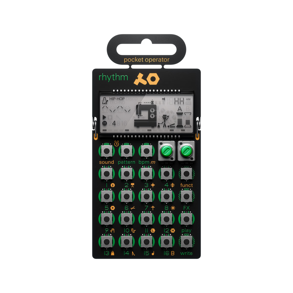 Teenage Engineering PO-12 Rhythm Pocket Operator Drum Synth & Sequencer