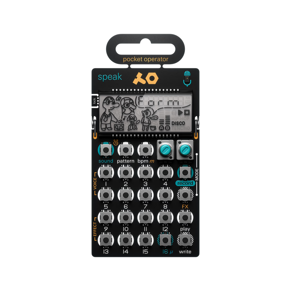 鍵盤楽器 PO-35 speak Pocket Operator Teenage Engineering PO-35 Speak Pocket Operator Synthesizer Sequencer