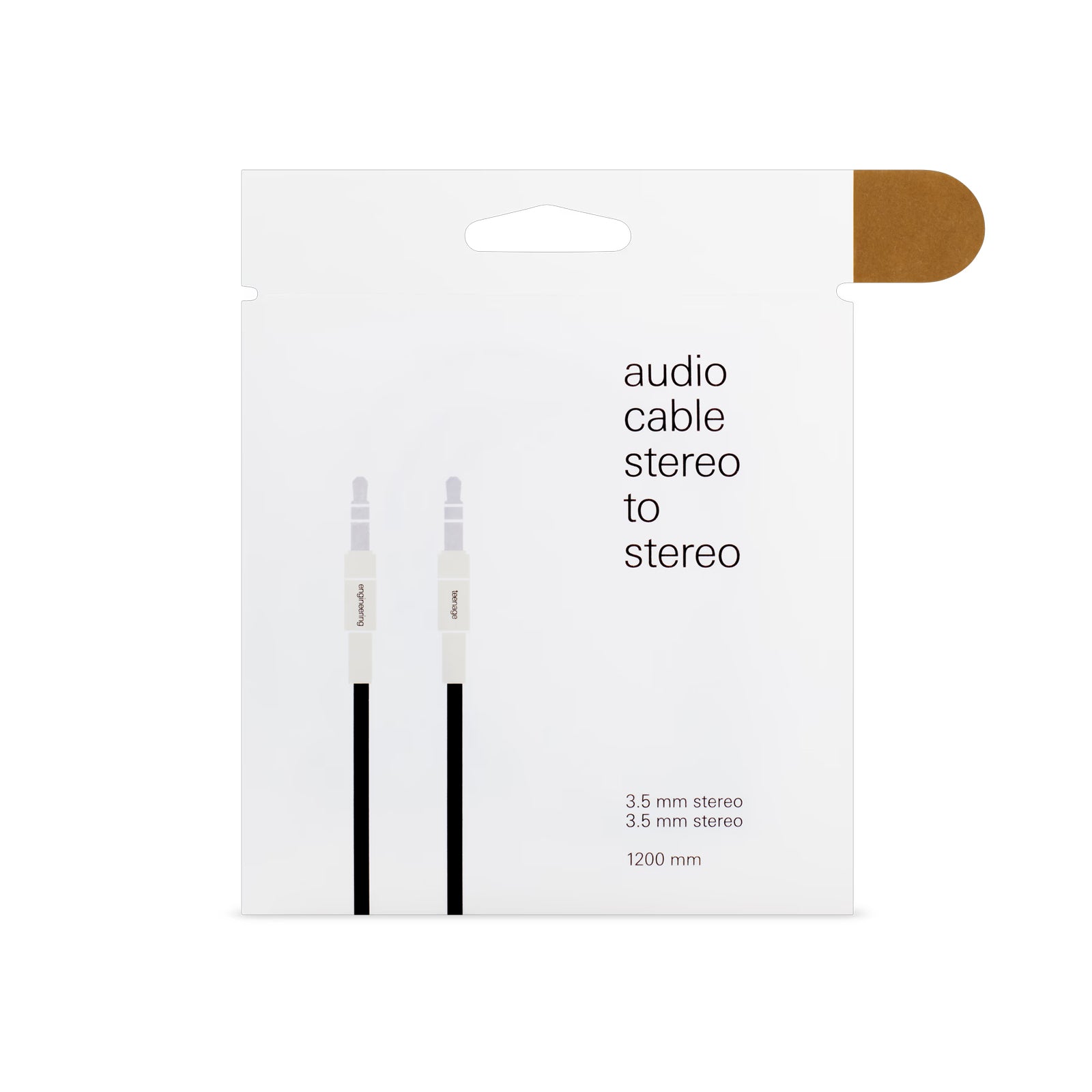 Teenage Engineering Textile Audio Cable 1200mm 3.5Mmm to 3.5mm TRS