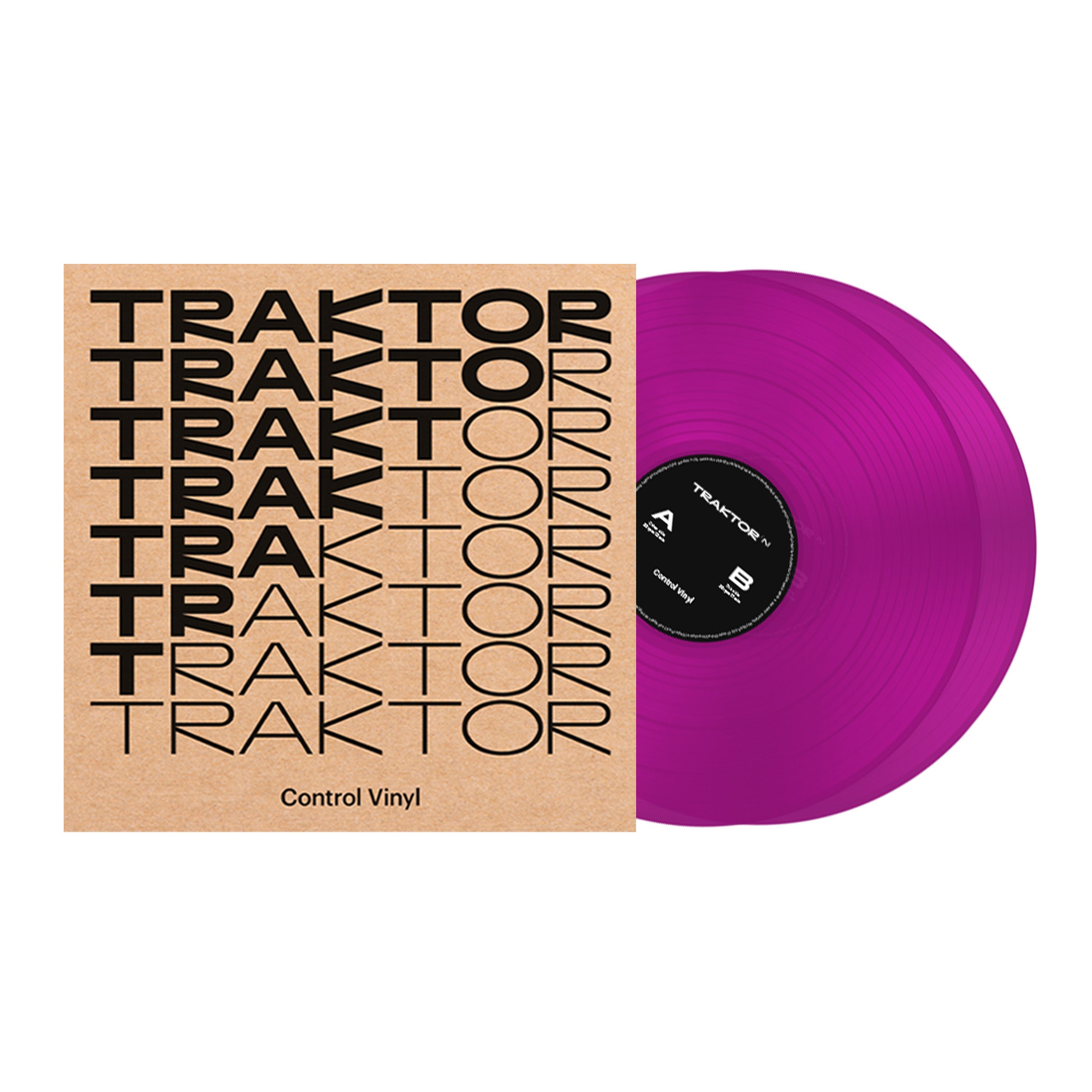 Native Instruments Traktor Control Vinyl Neon Pink Transparent