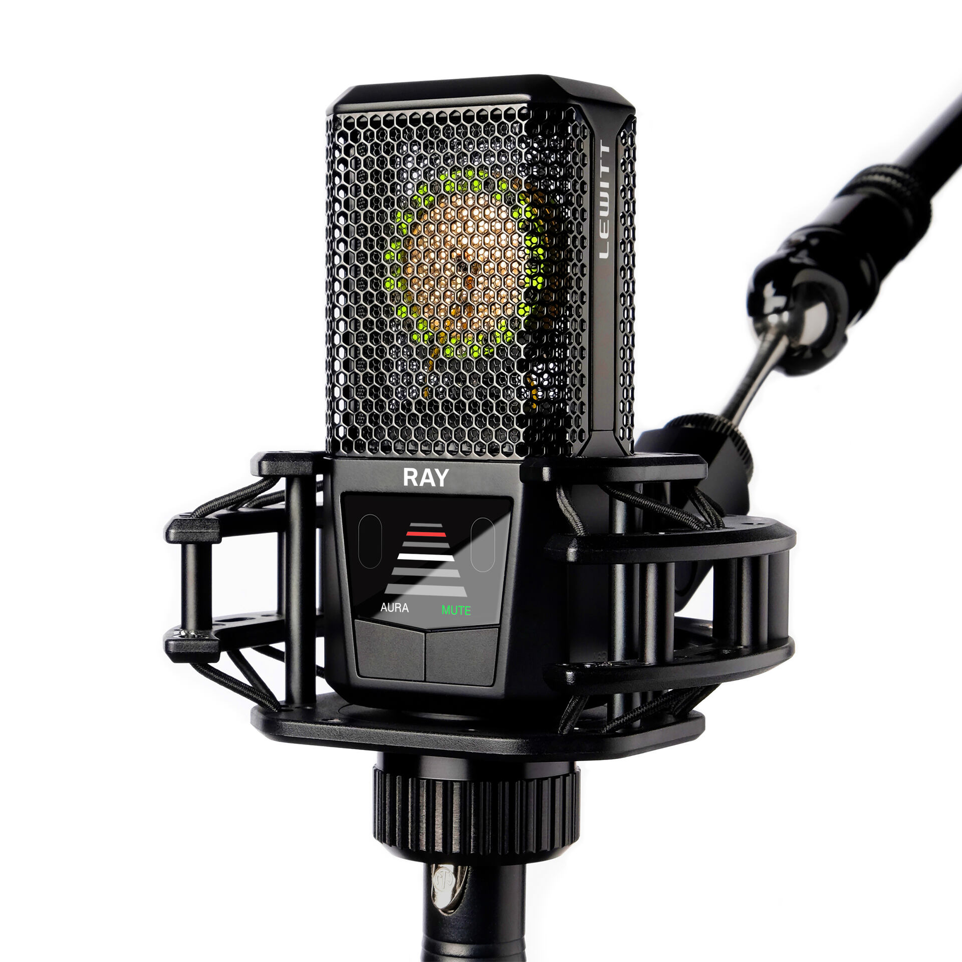 Lewitt Audio RAY Studio Mic With Auto Gain And Proximity Muting - Black