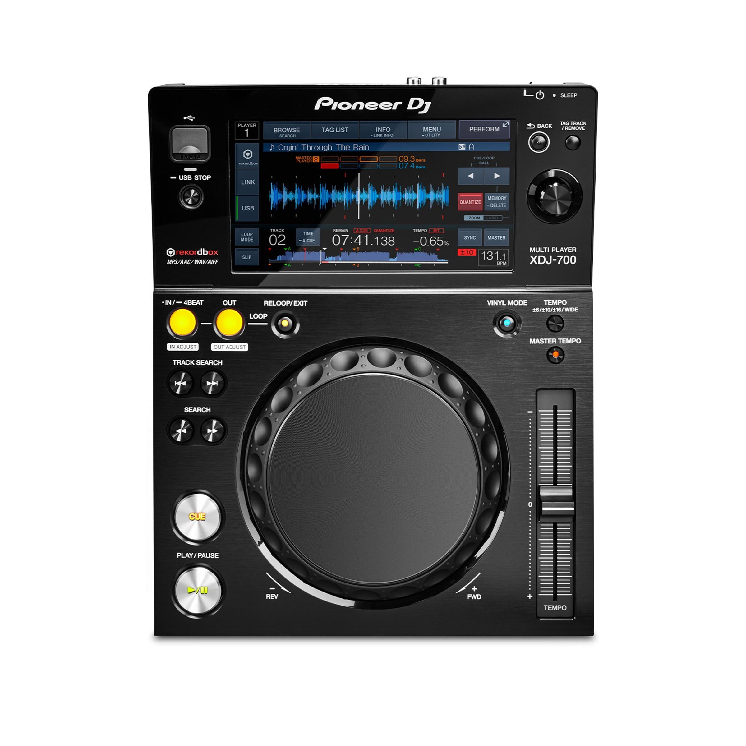 Pioneer DJ XDJ-700 Single Compact USB Player With Touchscreen