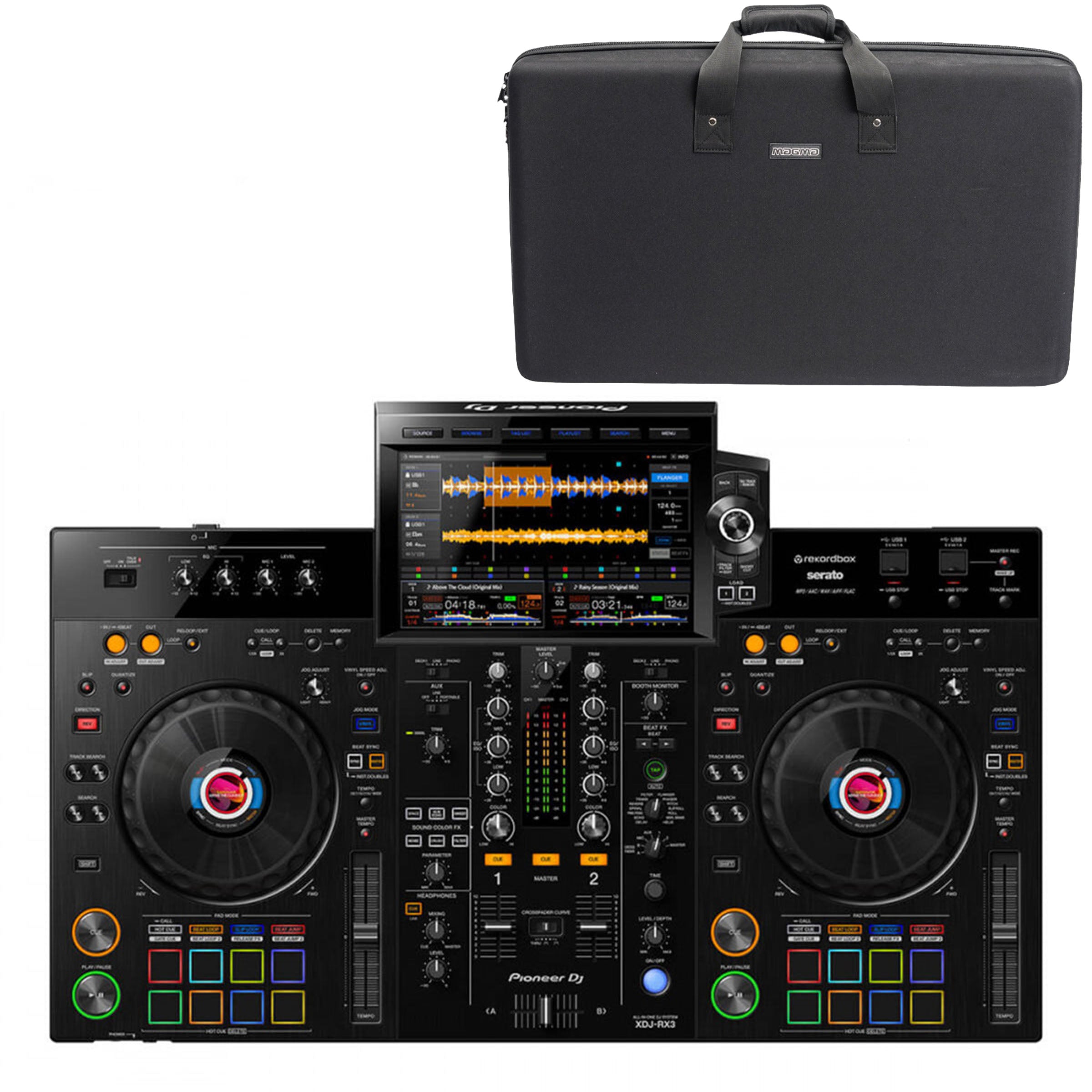 Pioneer DJ XDJ-RX3 + CTRL Case Bundle