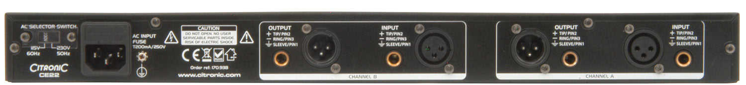 Citronic CE22 Stereo Enhancer/Exciter (170938)
