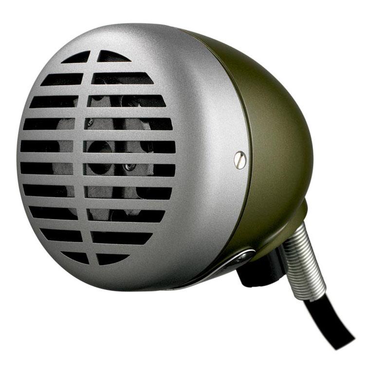 Shure 520DX Green Bullet Mic for Harmonica/Lo Fi Vocals