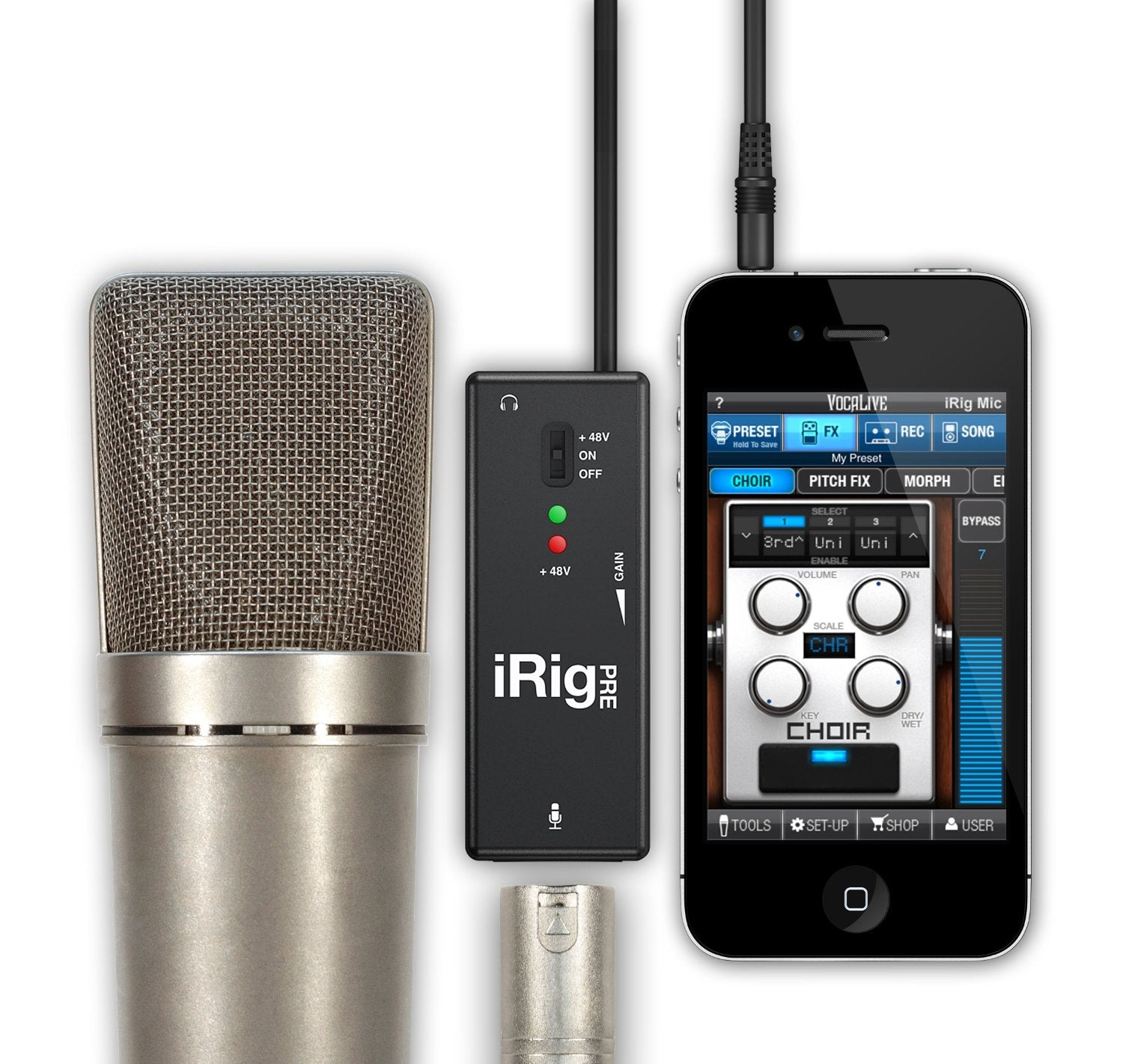 iRig Pre Universal Microphone Interface for iPhone/iPod Touch/iPad