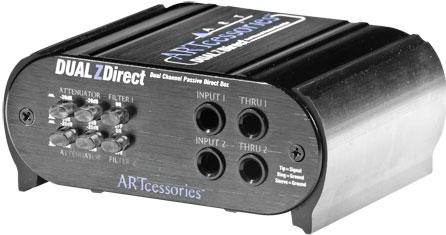 ART Dual Z-Direct Twin Channel Passive DI Box