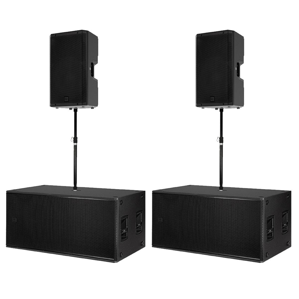 RCF 2 x ART945-A 2 x SUB 8008-AS PA System
