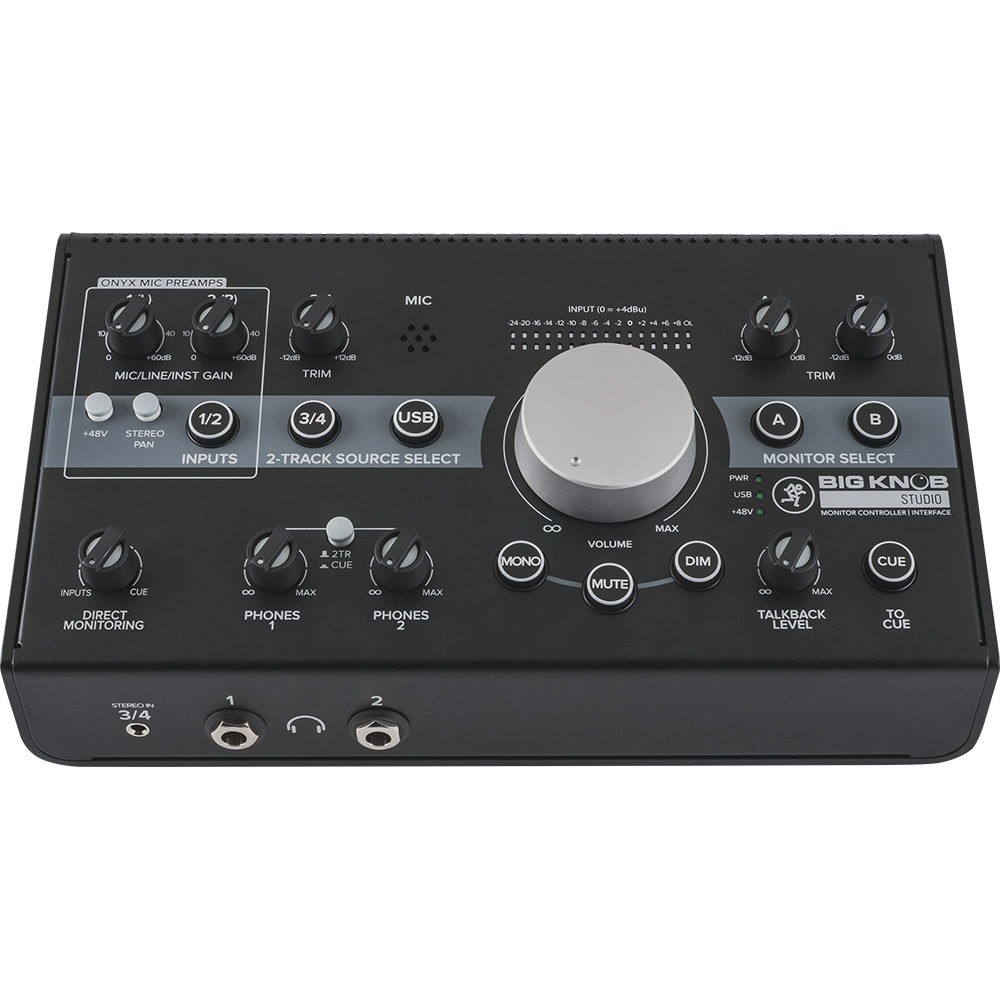 Mackie Big Knob Studio Monitor Controller & 2x2 USB Audio Interface