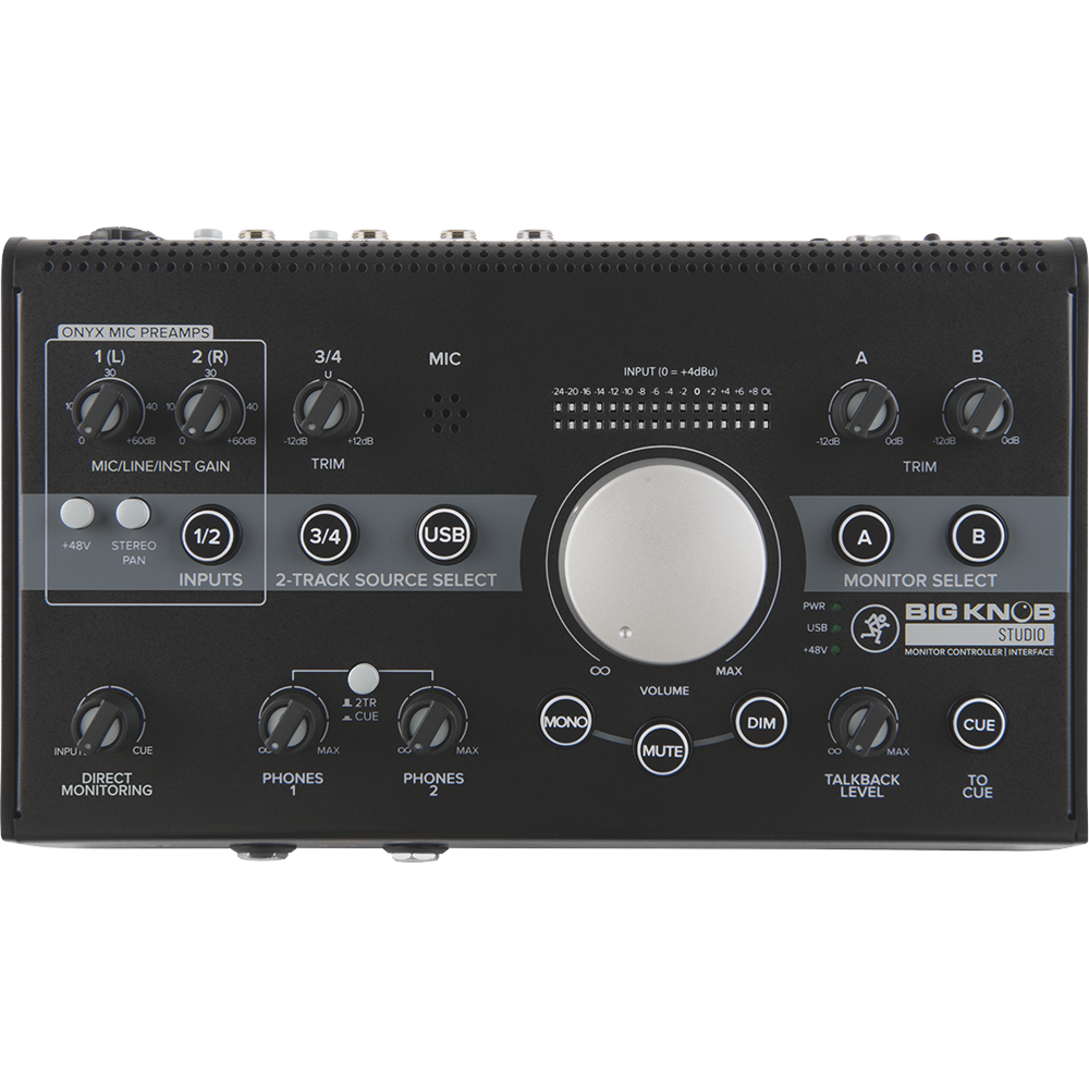 Mackie Big Knob Studio Monitor Controller & 2x2 USB Audio Interface