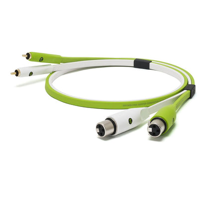 NEO D+ Class B Twin XLRF -> Twin RCA Male Cable - 2m