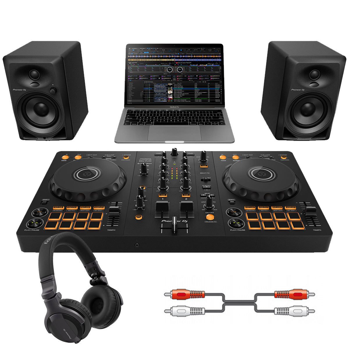 Pioneer DJ DDJ-FLX4 Beginner DJ Package