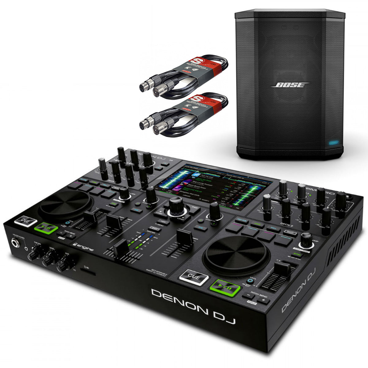 Denon DJ Prime Go + Bose S1 Pro