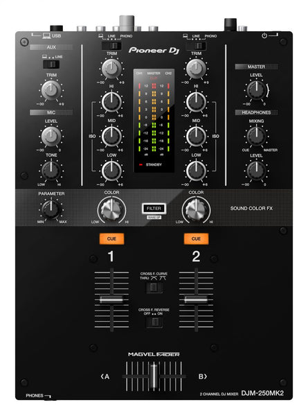 Pioneer DJ DJM-250MK2 24年製 美品 Pioneer DJ DJM-250MK2 2 Channel DJ mixer with USB interface
