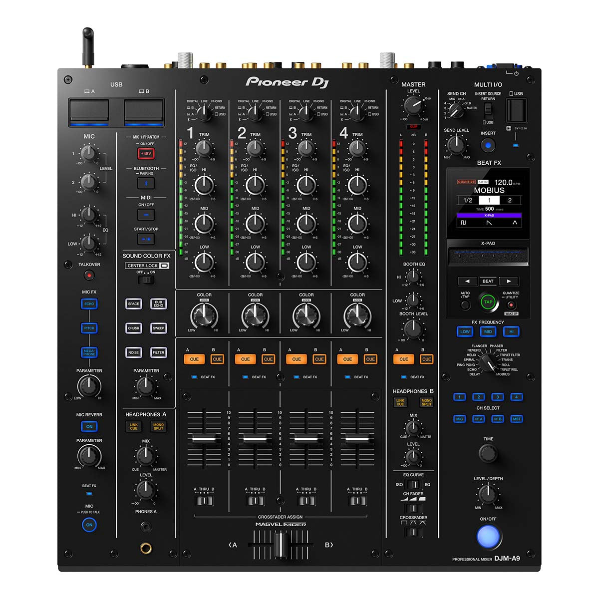 Pioneer DJ 2 x CDJ-3000 + 2 x PLX1000 + DJM-A9 Package