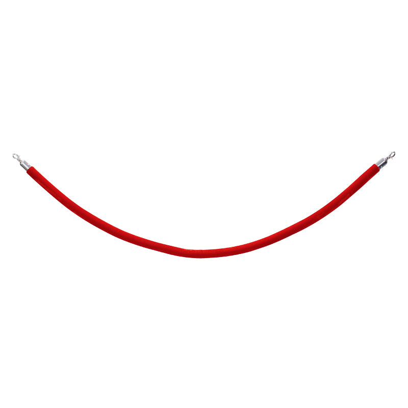 Elumen8 Chrome Barrier Rope - Red Velvet