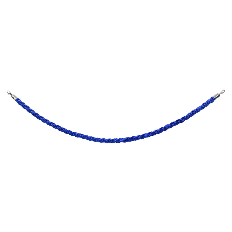 Elumen8 Chrome Barrier Rope - Blue Twisted