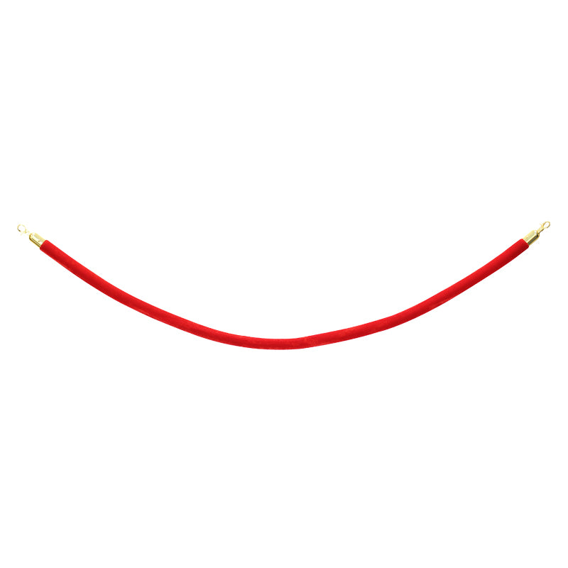 Elumen8 Gold Barrier Rope - Red Velvet