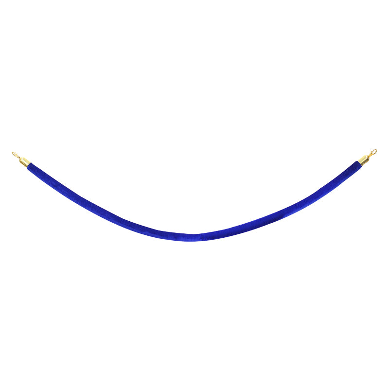 Elumen8 Gold Barrier Rope - Blue Velvet