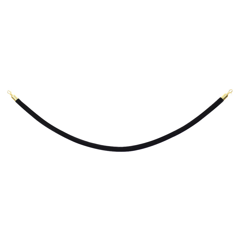 Elumen8 Gold Barrier Rope - Black Velvet