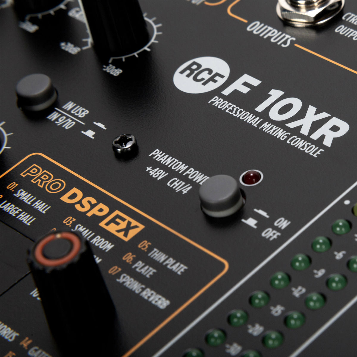 RCF F 10XR 10-Channel Mixer With Multi-FX & Recording