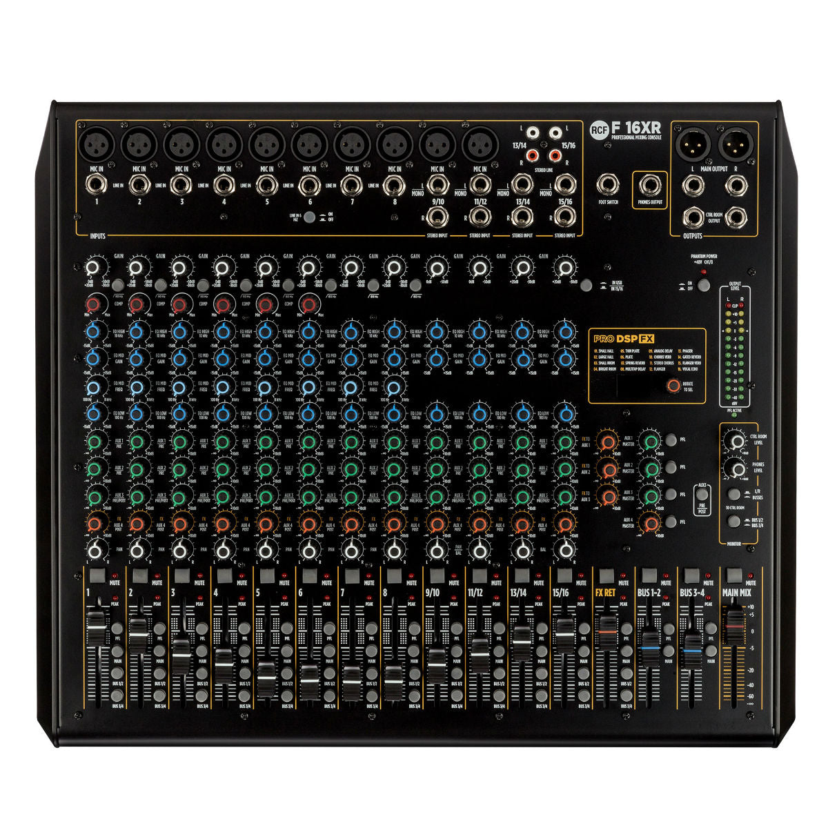 RCF F 16XR 16-Channel Mixer With Multi-FX & Recording