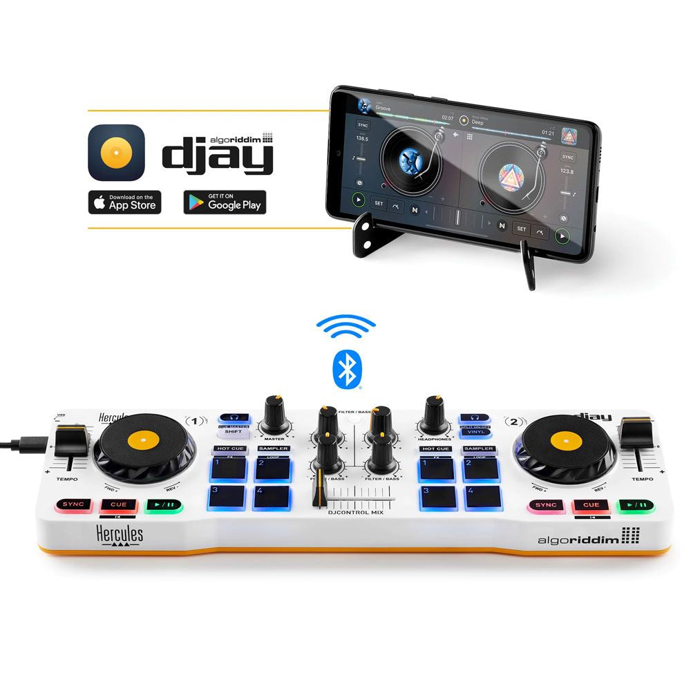 Hercules DJCONTROL MIX DJ Controller for Smartphones & Tablets