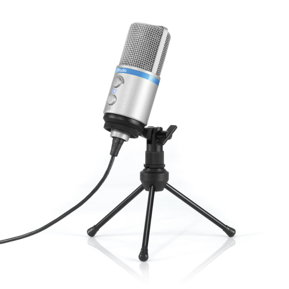 IK Multimedia iRig Mic Studio portable condenser mic for iOS, Mac, PC, Android