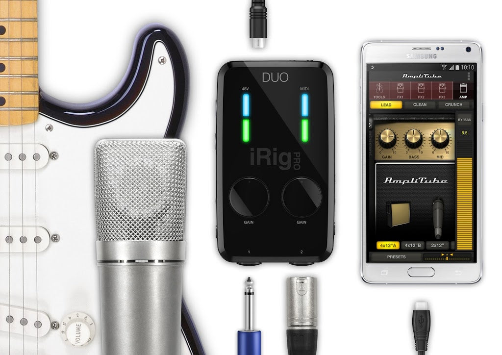 IK Multimedia iRig Pro DUO Interface for iPhone, iPad, Android and Mac/PC