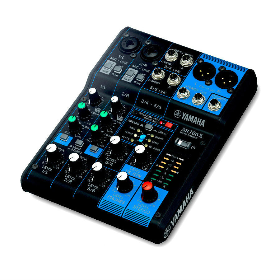 Yamaha MG06X 6-Channel Mixer with SPX Effects