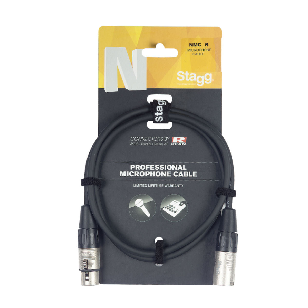 Stagg NMC1R Microphone Cable 1m
