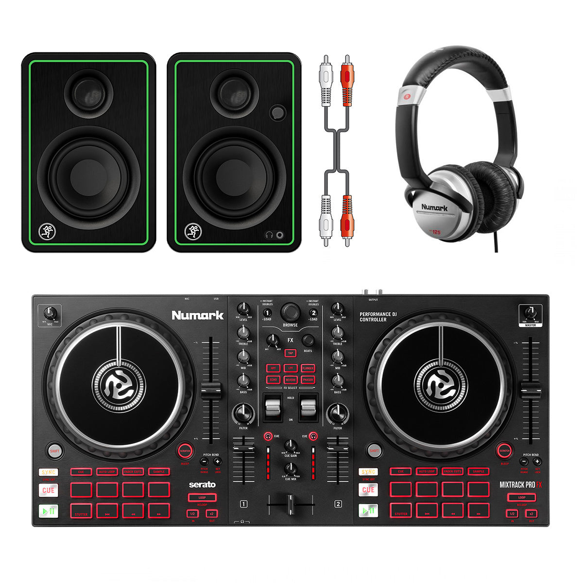 Numark Mixtrack Pro FX DJ Bundle With CR3-X + Headphones