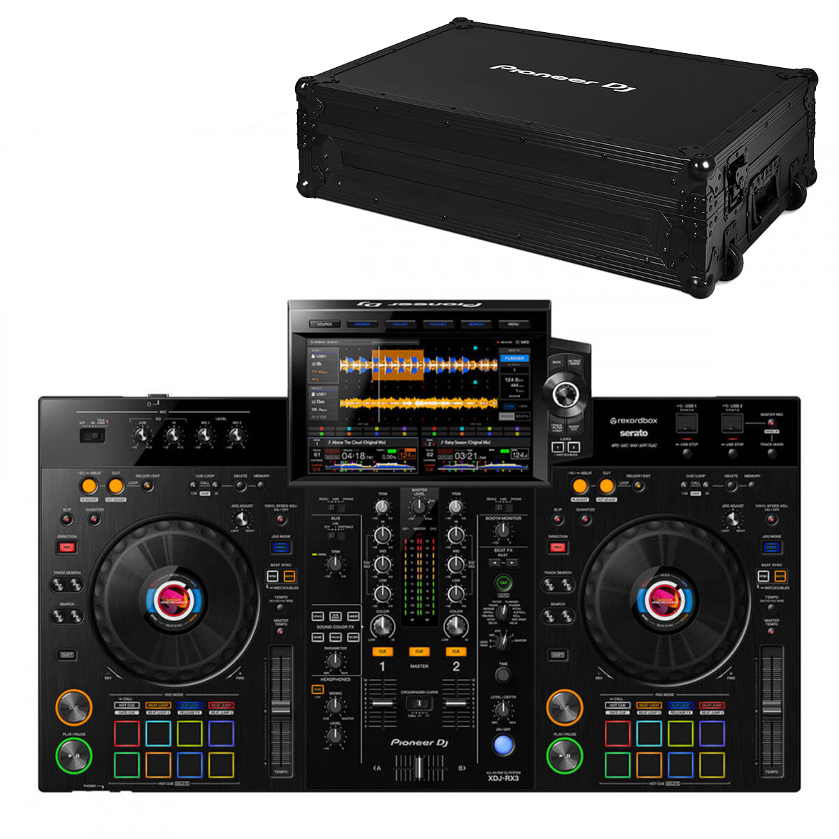 Pioneer DJ XDJ-RX3 + FLT-XDJRX3 Flight Case