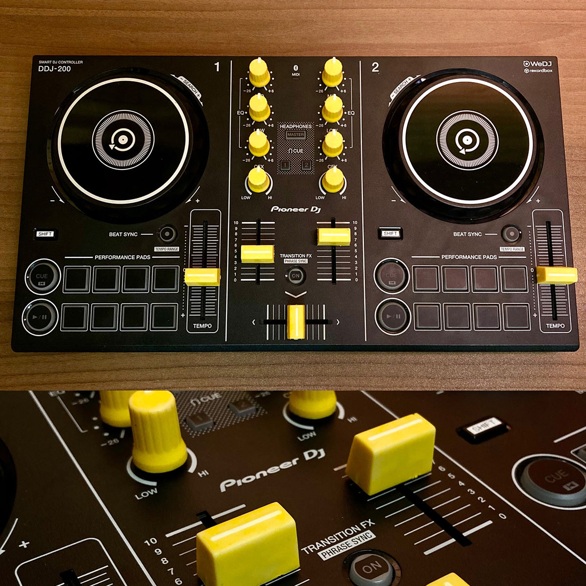 PICK AND MIX DJ DDJ-200 Colour Upgrade Pack Yellow