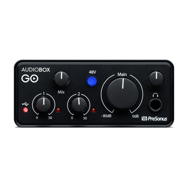 PreSonus Audiobox GO オーディオインターフェイス Presonus Audiobox GO 2x2 USB Audio Interface