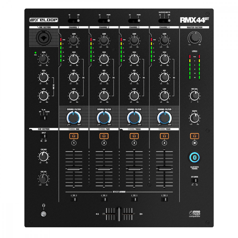 Reloop RP4000MK2 + RMX-44 BT Bundle