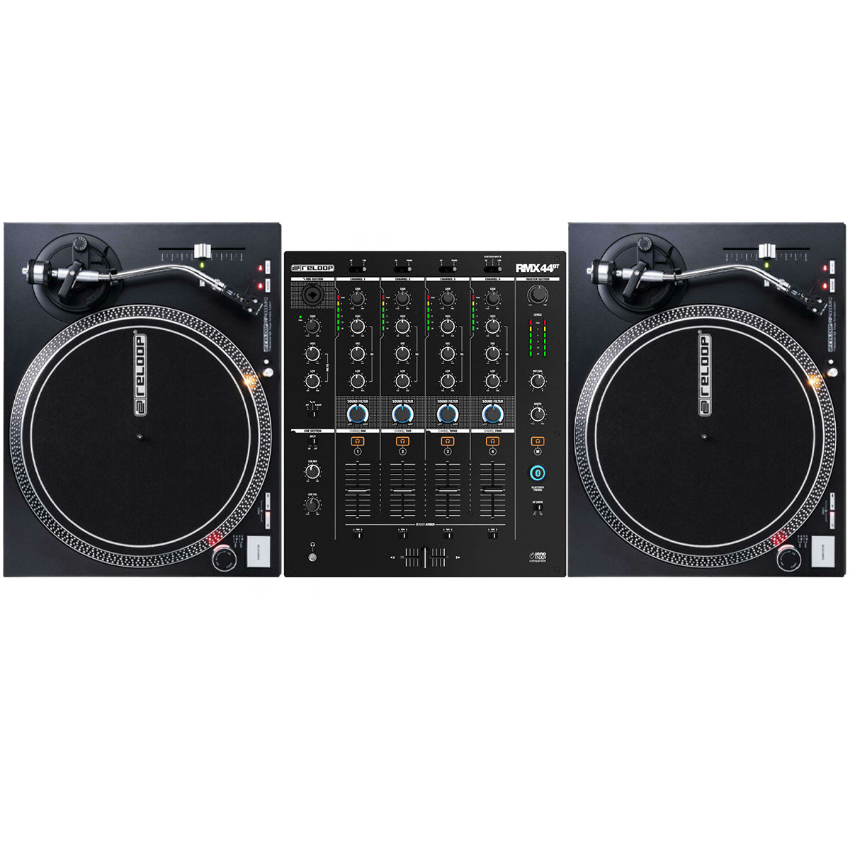 Reloop RP4000MK2 + RMX-44 BT Bundle