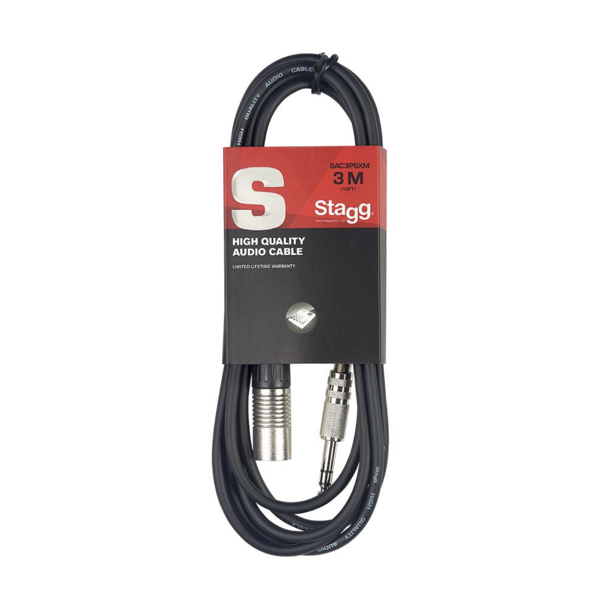 Stagg SAC3PSXM DL XLR to Balanced Jack Cable 3m