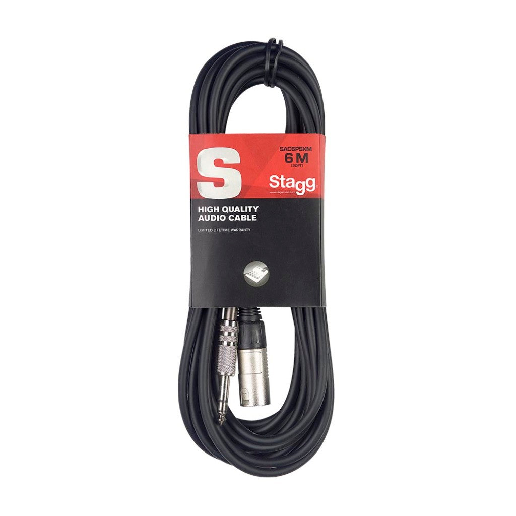 Stagg SAC6PSXM DL XLR to Balanced Jack Cable 6m